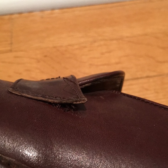 Oggi Brown Leather Dress Shoes / Loafers - Picture 4 of 4